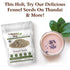 The Spice Way Fennel Seed - bulk whole seeds great for tea and cooking 8 oz...