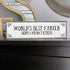 World's Best Farter Oops I Mean Father - Handmade Metal Wood Sign Light – Cute Rustic Wall Decor Art - Farmhouse Decorations – Fathers Day For Dad...