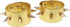 Coolcoco Gold Metal Spike Cuffs Leather Bracelet for Women Girl Cosplay (2 Pieces/Set)...
