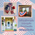 American Flag Ribbon, DIY Summer Ribbon Patriotic Ribbon Red Ribbon, Red White and Blue Ribbon for Gift Wrapping Decorations, Fourth of July Ribbo...