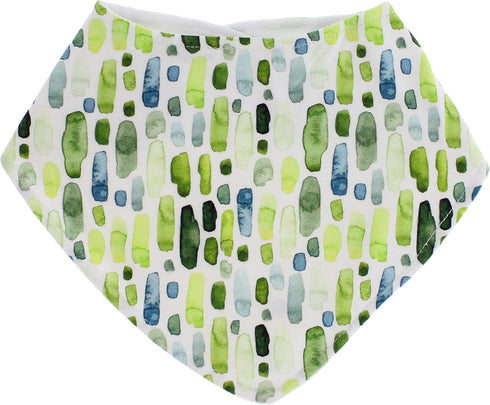Baby Bib for Drooling and Teething with Pacifier or Teething Toy Attachment - Green and Bear It...
