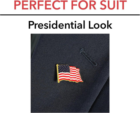American Flag Lapel Pin Proudly Made in USA (1 Piece)...