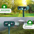 Dark Green Solar - Garden - Tool, IPX8 Waterproof Machine for Outdoor, Auto Tool Tool Set Work on Cat Rabbit, etc...