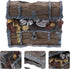 Aquarium Ornament, Simulation Treasure Chest Fish Tank Decoration Resin Hide Castle Ornament Underwater Landscape Decor...