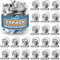 24 Pack Magnetic Clips Fridge Magnets Heavy Duty Magnet Clips for Whiteboard & Refrigerator Wide Scratch Safe Best for House Office School Use...