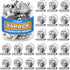 24 Pack Magnetic Clips Fridge Magnets Heavy Duty Magnet Clips for Whiteboard & Refrigerator Wide Scratch Safe Best for House Office School Use...