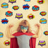 Blulu 30 Pieces Hero Themed Party Decorations, Fun Hero Sign Cutouts Signs Paper Cardboard Cutouts...