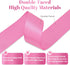 Double Faced Hot Pink Satin Ribbon, 1-1/2 Inch X 25 Yards Polyester Ribbon for Gift Package Wrapping, Crafts, Bow Making, Sewing, Flower Bouquet, ...