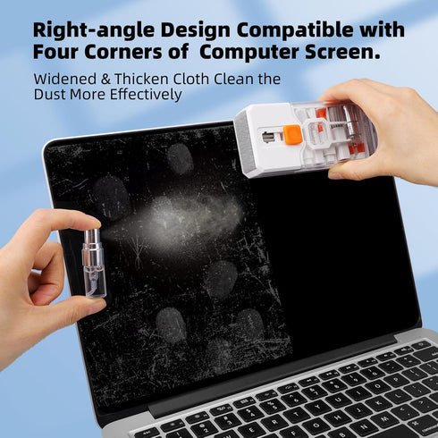 Keyboard Cleaner Laptop Cleaning Kit, 10 in 1 Keyboard Cleaning Electronics Cleaning Tool for MacBook iPad iPhone Cell Phone, Brush Kit for Tablet...