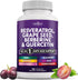 NEW AGE Resveratrol 6000mg Berberine 3000mg Grape Seed Extract 3000mg Quercetin 4000mg - Polyphenol Supplement for Women and Men with Noni Extract...