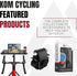 KOM Cycling Orange Garmin Bike Mount from Garmin Edge Mount Designed for Garmin Edge 530 and Other Garmin Models...