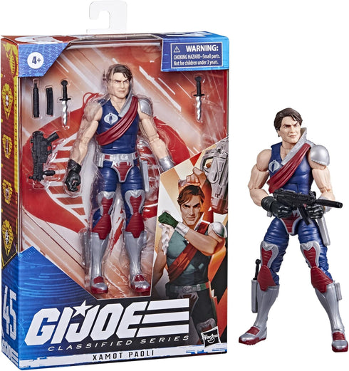G.I. Joe Classified Series Xamot Paoli Action Figure 45 Collectible Premium Toy, Multiple Accessories 6-Inch-Scale with Custom Package Art...