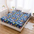 Bedding Fitted Sheet with Deep Pocket for Boys Girls Twin Bed,Dino Printed Thicken Fabric Bed Sheets (Navy Blue(Dinosaur), Twin)...