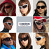kimorn Wrap Around Sunglasses Womens men Swift Oval Trendy Futuristic Sport Shades Y2K Sun Glasses K1422...