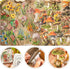 100Pcs Botanical PET Stickers, 2 Styles of Retro Mushrooms and Yard Plant PET Scrapbook Stickers Kit for Art Diary Card Craft Gifts Planner Notebo...