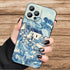 Compatible with iPhone 14 Pro Max Case, Van Gogh Abstract Blue Lines Impression Landscape Phone Case, Aesthetic Vintage Phone Cover...