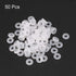 uxcell Silicone O-Rings, 8mm OD 5mm ID 1.5mm Width VMQ Seal Gasket for Compressor Valves Pipe Repair, White, Pack of 50...
