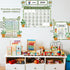 Classroom Calendar Bulletin Board Set, Greenery Calendar for Classroom Decorations Preschool Wall Calendar Bulletin Board for Teacher Must Have...