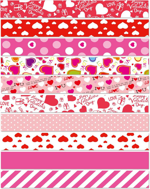 TUPARKA Valentine Paper Chains Valentine's Day Craft Paper Chains for Wedding and Festive Party Decoration...