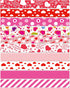 TUPARKA Valentine Paper Chains Valentine's Day Craft Paper Chains for Wedding and Festive Party Decoration...
