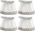 100Pcs Curved Safety Pins Size 3, 2" / 50mm Quilting Basting Pins, Bent Safety Pins for Quilting and Knitting (Sliver)...