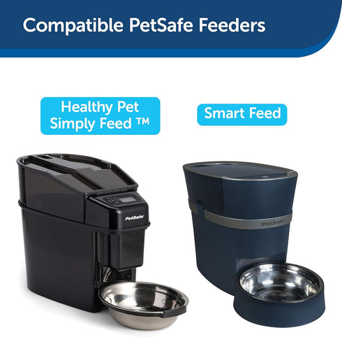 PetSafe 2-Pet Meal Splitter with Bowl - Designed for PetSafe Smart Feed and Healthy Pet Simply Feed Automatic Cat Feeder - No-Mess Food Dispensing...