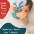 Mold Free Bath Toys - Silicone Bath Toys for Babies 6-12 Months - Non-Toxic Bathtub Toys for Toddlers 1-3 - Infant Bath Toys - 4pc Baby Bath Toys ...
