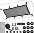 Cable Management Net Under Desk Kit, ZZM Privacy Mesh Cable Manager Flexible Under Desk Wire Net Large Capacity Cord Organizer Net for Office,Stan...