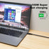 10FT USB-C 3.1 Gen 2 Cable 10Gbps Data Transfer, 60Hz Video Output, 4K Display,100W(5A),USB C Video Monitor Cable 100W PD Fast Charging Compatible...