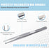 Dissecting Tissue Thumb Forceps Tweezers 6" (15.24 cm), Blunt 1x2 Rat Tooth Straight Stainless Steel...