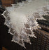 Lace 65" Table Runner Dresser Scarf Neutral Earth Tones Mantel Shelf European Lace...