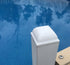 above Ground Pool Fence Post Caps- (Package of 12 pieces) white, 1.5 inch square Post (fits many brands of pools)...