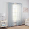 Pairs to Go Victoria Voile Modern Sheer Rod Pocket Window Curtains for Living Room (2 Panels), 59 in x 63 in, Grey, 2 Count...