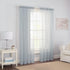 Pairs to Go Victoria Voile Modern Sheer Rod Pocket Window Curtains for Living Room (2 Panels), 59 in x 63 in, Grey, 2 Count...