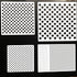 Dots Stencils - 4 Pcs Polka Dot Stencils, Assorted Sizes, Reusable Mylar Plastic Templates for DIY Crafts | Painting on Wood, Furniture, Walls, Sc...