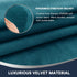 L.VICTEX Sofa Armrest Covers, 2 Pack, Deep Teal Velvet Plush Fabric, Furniture Accessories for Sofa, Recliner, Chair, Stretch, Durable, Velcro, Ma...