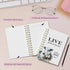 Farmhouse Cow Notebook Journal, Cow Office Supplies, Cow Gifts for Cow Lovers Women, Cute Cow Stuff, Live Like Someone Left the Gate Open Hardcove...