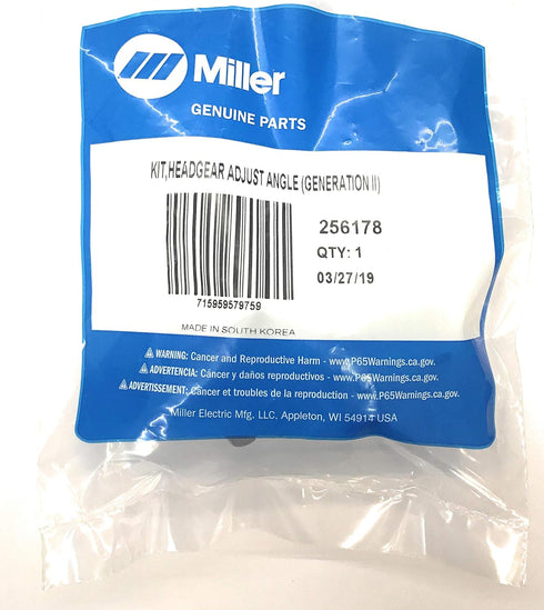 Miller 256178 Kit, Headgear Adjust Angle (Generation II and III)...