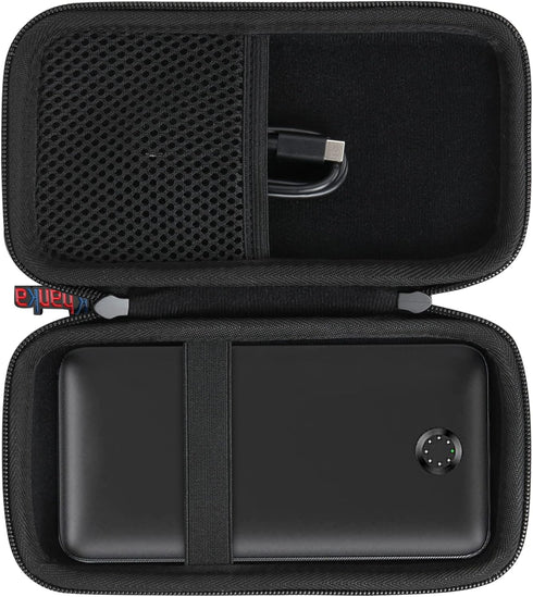 khanka Hard Travel Case Replacement for Anker 347 Power Bank (PowerCore 40K), 40,000mAh Battery Pack, Case Only (Black)......