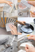 Wire Dishwashing Rag?Non Scratch Wire Dishcloth?Large size??11.5 * 11.5 inches?10 pieces??Double Layer Multifunctional Non Scratch Wire Dishcloth?...