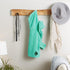 Bone Dry Pet Robe Collection Embroidered Absorbent Microfiber Bath Robe with Adjustable Closure, for Dogs & Cats, Large, Aqua...