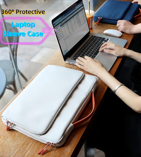 Y-S8 13inch Laptop Sleeve Case 360 Protective Waterproof Bag Compatible with MacBook Air 13inch M3/M2/M1,MacBook Pro13inch M2/M1, other Notebook C...