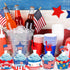 24 PCS 4th of July Cupcake Toppers Wrappers USA Patriotic Cupcake Liners for Cake Decoration Supplies, Independence Memorial Day Party Cake Decora...