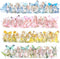 Flower Fairy Stickers Set - 160 Pcs Transparent PET Aesthetic Floral Stickers for Crafts, Envelopes, Resin, Junk Journal - Waterproof Clear Cute B...