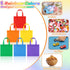 Aneco 24 Pack Non-woven Party Bags with Handles 8×8 Inch Treat Tote Bags Rainbow Party Gift Bags for Birthday Party Favor DIY Crafts Event Supplie...