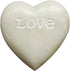Creative Co-Op Soapstone Heart Decoration Engraved Love,White...