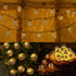 Solar String Lights for Outside, 9.8FT 20LED Outdoor Solar String Lights with 8 Mode, Moroccan Solar Fairy Lights, Waterproof Globe Solar Twinkle ...