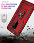 Military Grade Drop Impact for Samsung Galaxy S9 Plus Case 360 Metal Rotating Ring Kickstand Holder Magnetic Car Mount Armor Heavy Duty Protection...