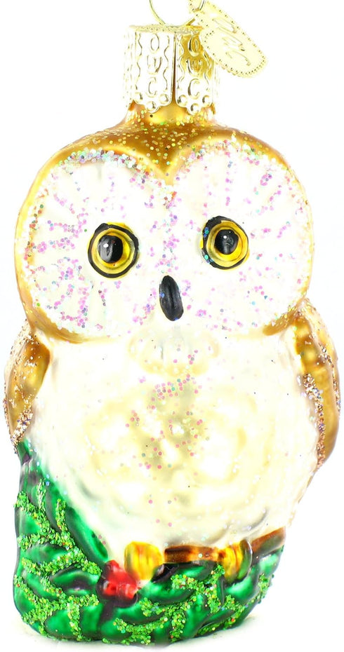 Old World Christmas Ornaments: Owls Glass Blown Ornaments for Christmas Tree, Christmas Owl...