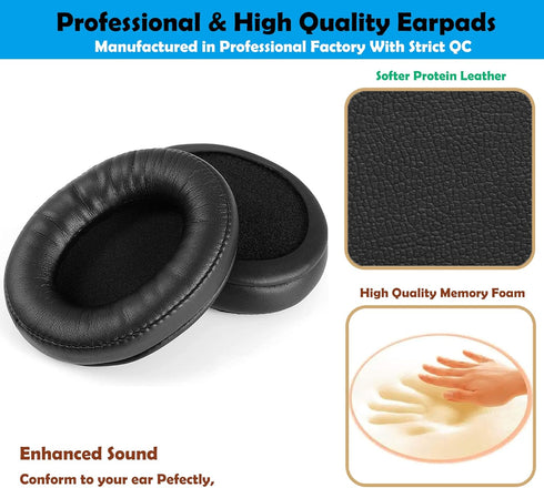 Professional Headset Earpads Replacement Headphone Ear Pads Compatible with Taotronics SoundSurge 85 SoundSurge 90 TT-BH090 Headphones...